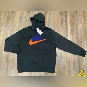 Nike Black Sweater with Orange and Purple Logo